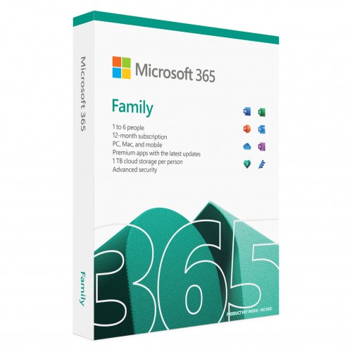 Microsoft 365 Family License 6 User 1 Year