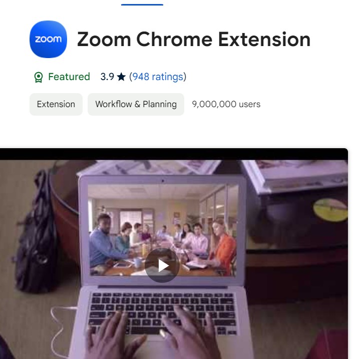 Zoom Extension for Browsers